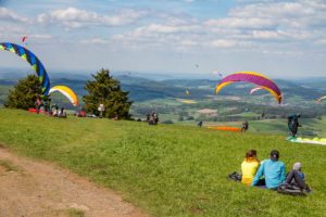 Abtsrodaer Kuppe Paragliding