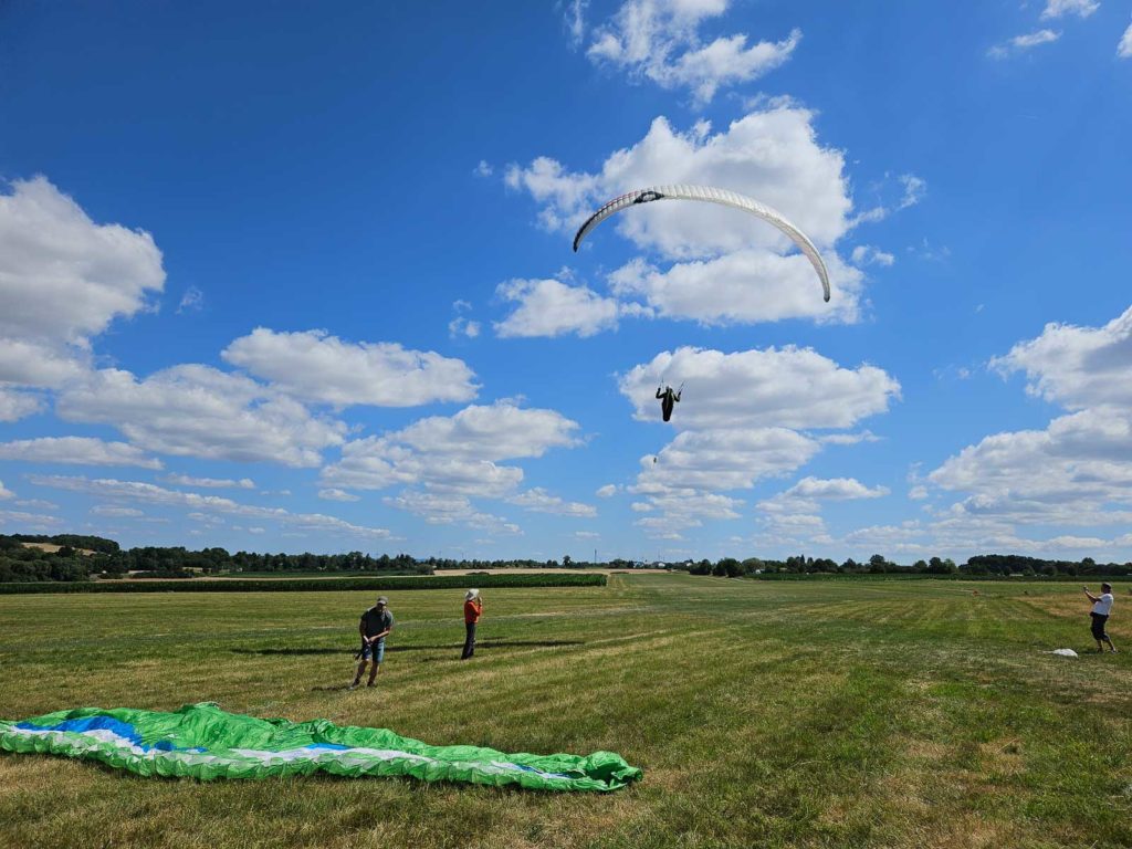 Windenstart Gleitschirm