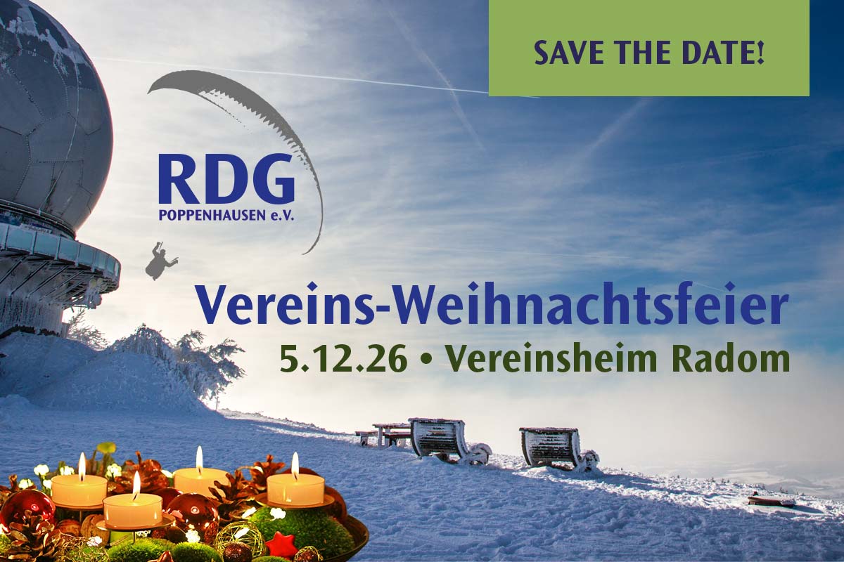 Vereins-Weihnachtsfeier am 5. Dezember 26